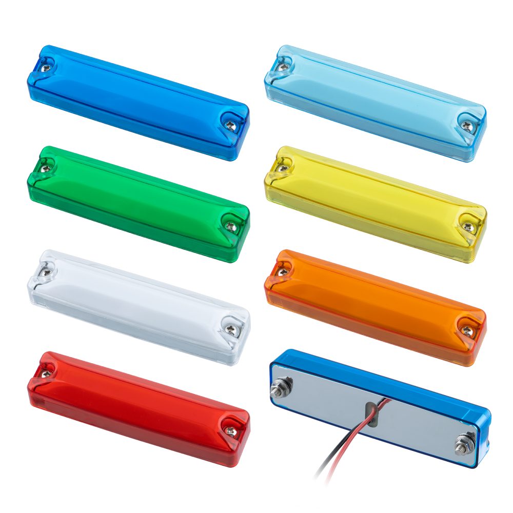 楽天市場】LEDハイパワースリム車高灯ランプ 12V/24V共用 紅茶色レンズ