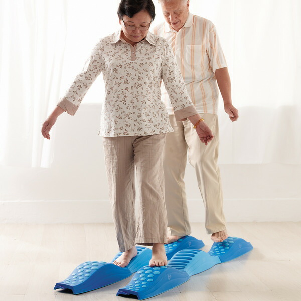 楽天市場】平均台セット 複合バランス遊具 レインボーバランスストーン