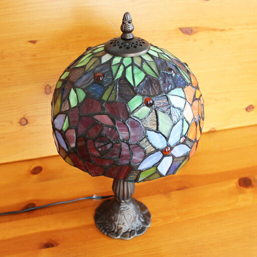 楽天市場】ステンドグラスランプ優雅な薔薇（クレアローズ） 中型 22