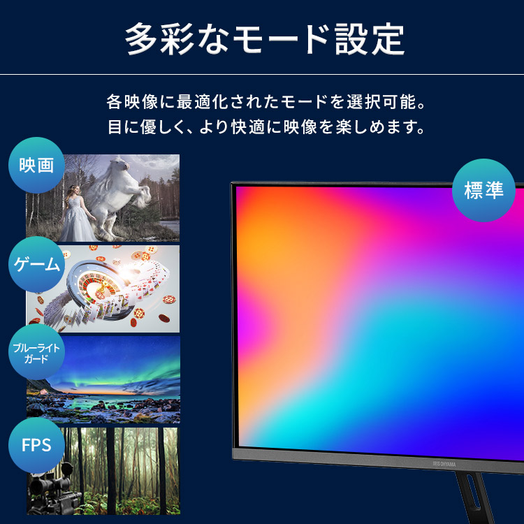 楽天市場】モニター 23インチ フルhd 高画質 100Hz VA ノングレア 非