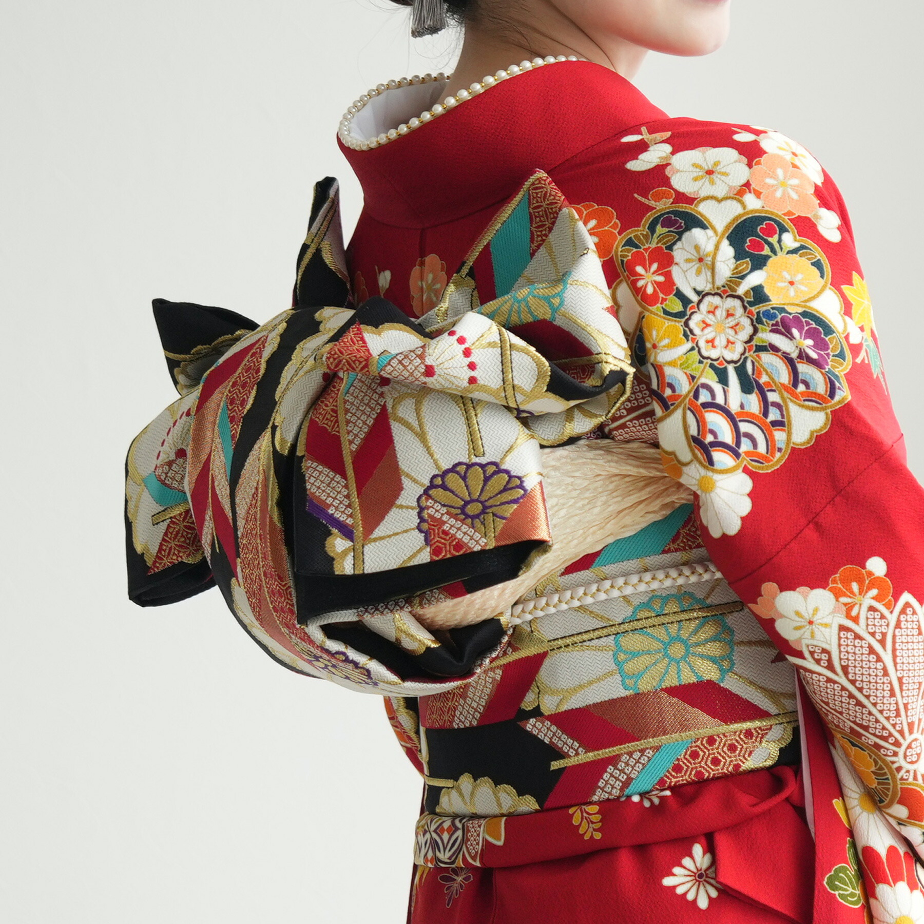 楽天市場】【レンタル】【振袖 正絹着物+正絹袋帯 21点セット 絵羽