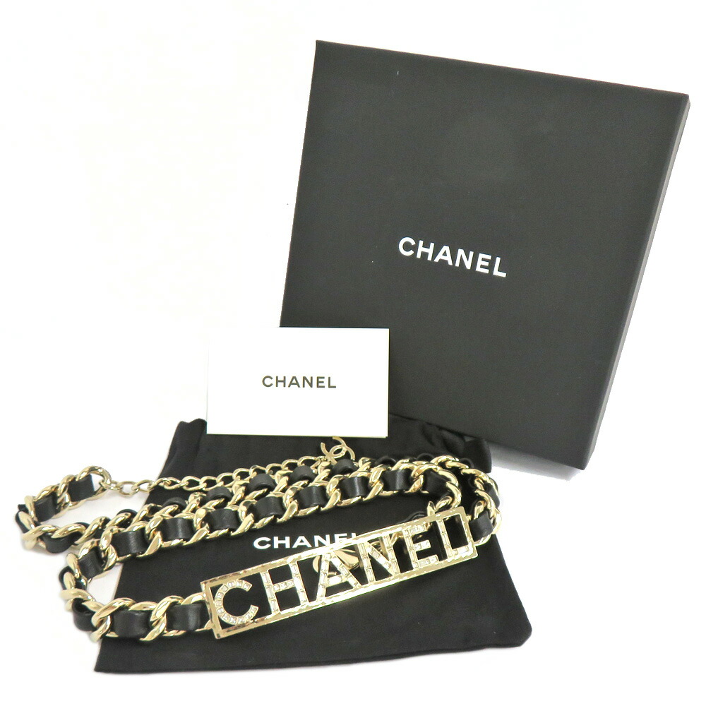 楽天市場】【名古屋】【CHANEL】シャネル チェーンベルト ロゴ