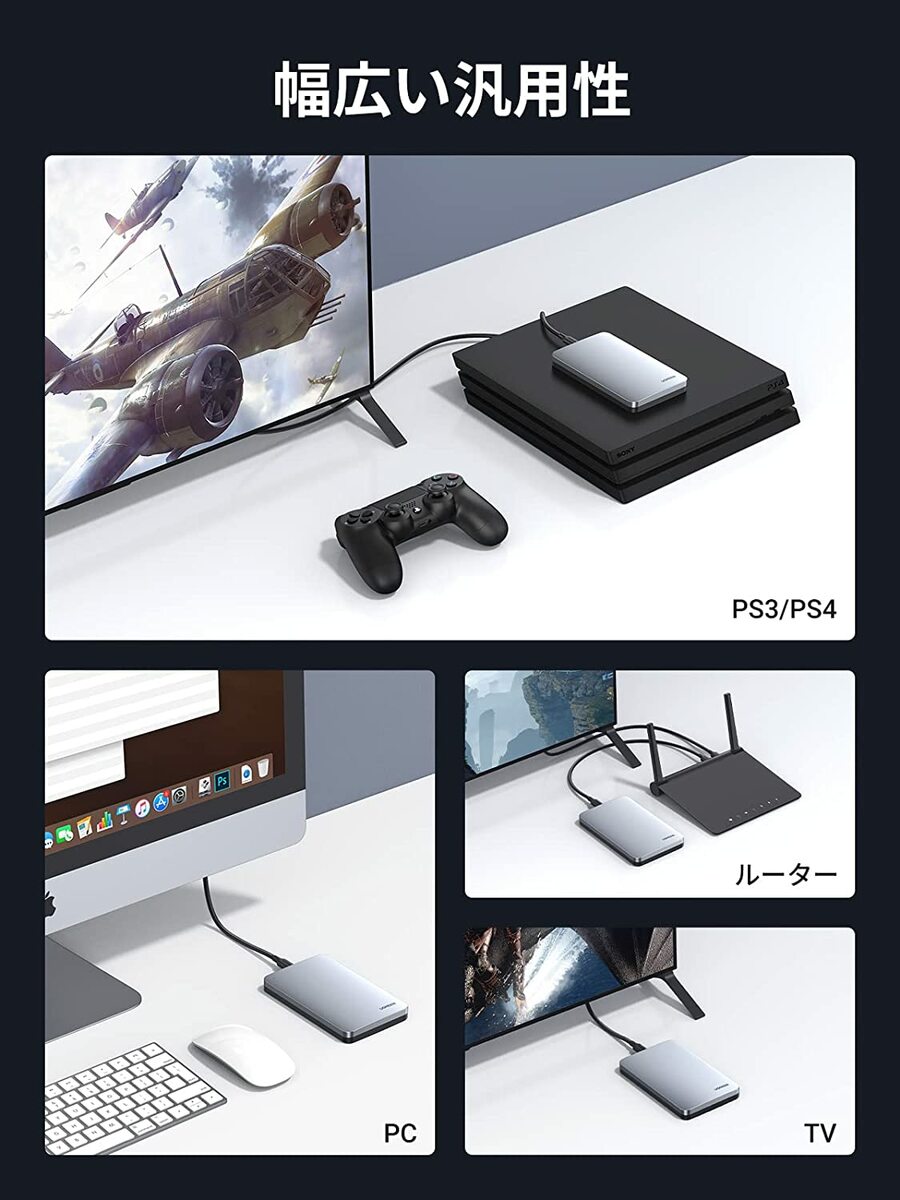 楽天市場】【3/4 スーパーSALE限定25％OFF！】UGREEN 2.5インチ HDD