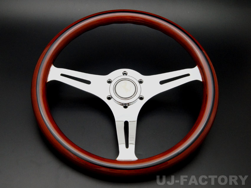 楽天市場】☆激安！即納！ウッドステアリング☆ナルディータイプ35パイ