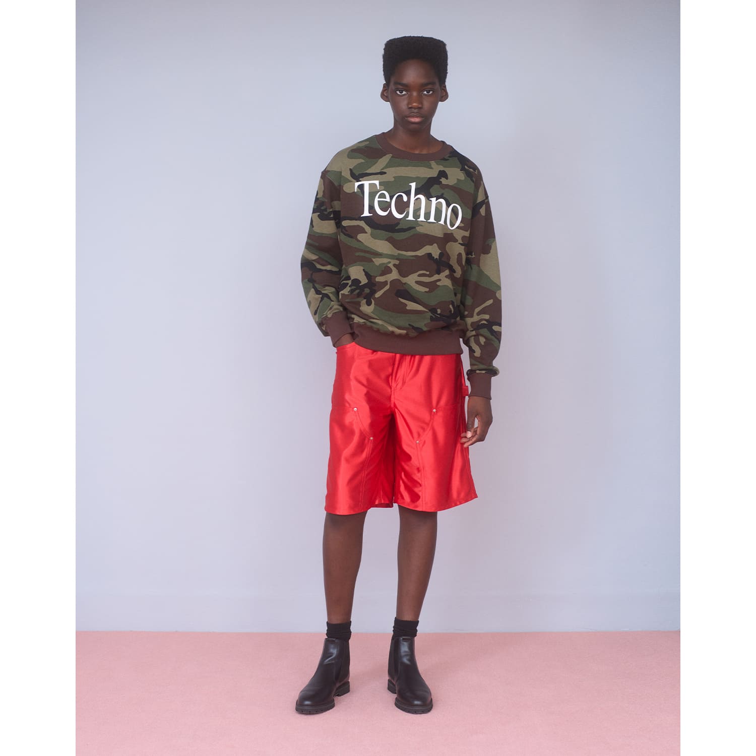 楽天市場】ICE & TECHNO | TECHNO CAMO SWEATSHIRT (GREEN) クルー