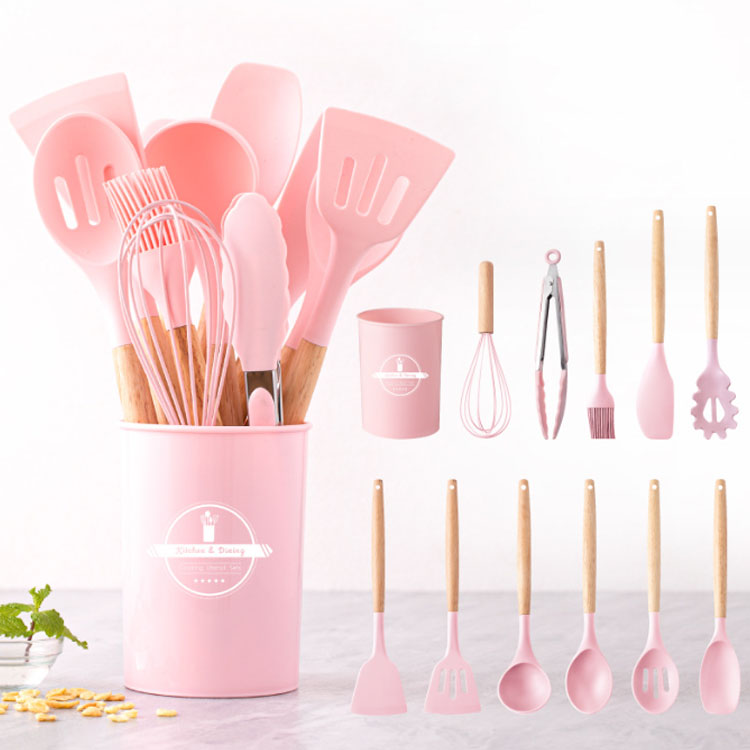 楽天市場】キッチンツール セット 収納 北欧風 シリコン製 調理器具