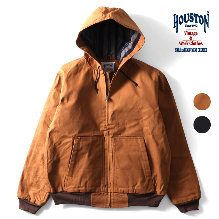 楽天市場】HOUSTON / ヒューストン 51403 DUCK ZIP WORK HOODIE