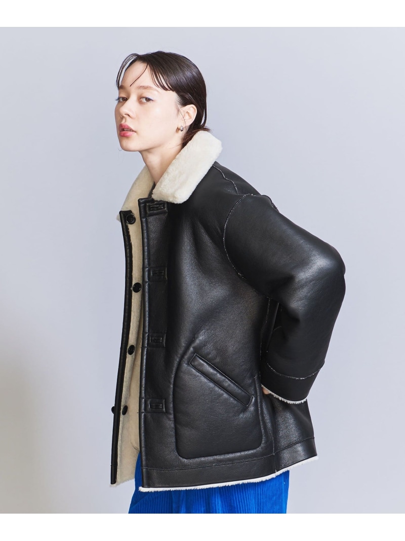 楽天市場】【SALE／40%OFF】フェイクレザー リバーシブル ボア