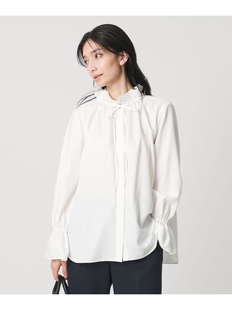 楽天市場】フリルカラー フレアスリーブ ブラウス UNITED ARROWS