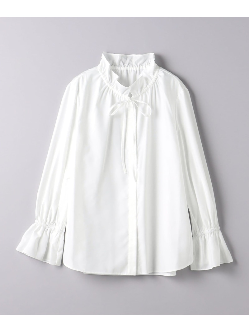 楽天市場】フリルカラー フレアスリーブ ブラウス UNITED ARROWS