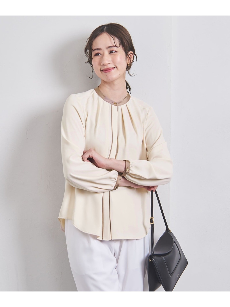 楽天市場】バイカラー パイピング ブラウス UNITED ARROWS