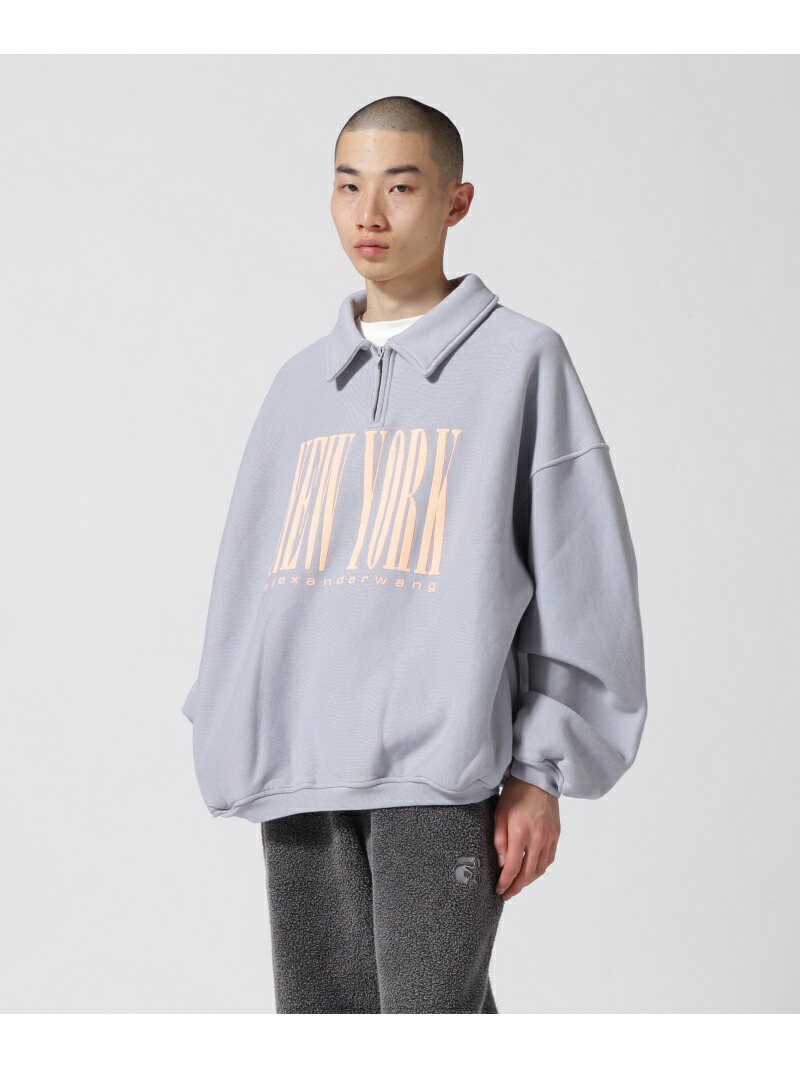 楽天市場】alexanderwang/アレキサンダーワン/HALF ZIP SWEATSHIRT