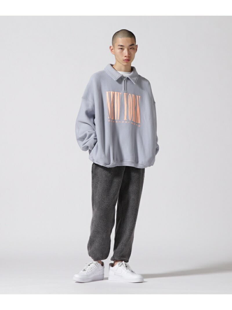 楽天市場】alexanderwang/アレキサンダーワン/HALF ZIP SWEATSHIRT
