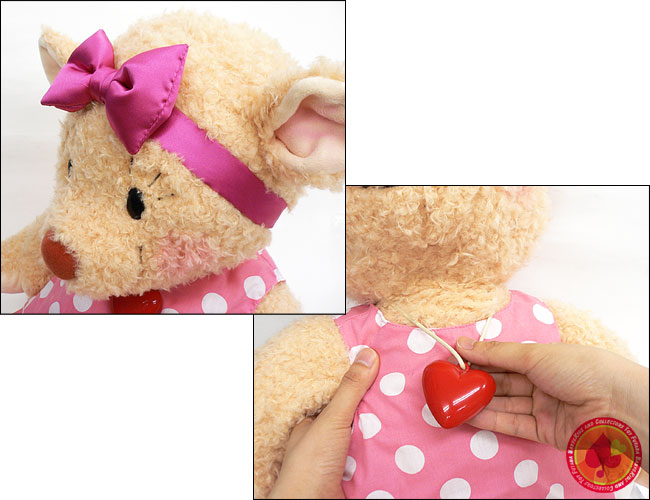 楽天市場】ドレッシー・ジェシー ぬいぐるみLL（水玉ドレス ピンク