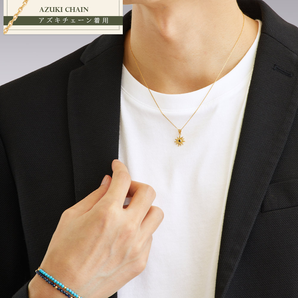 楽天市場】18金 メンズ ネックレス 18K イエローゴールド 「 The SUN