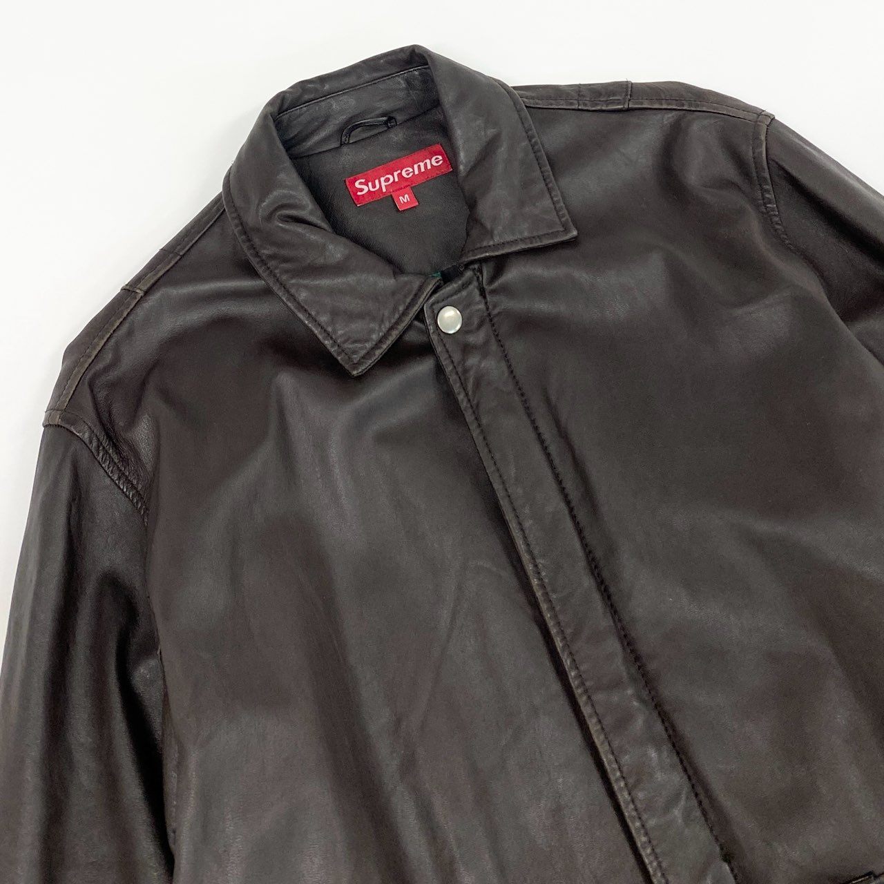 楽天市場】SUPREME シュプリーム 07AW Leather Bomber Jacket レザー