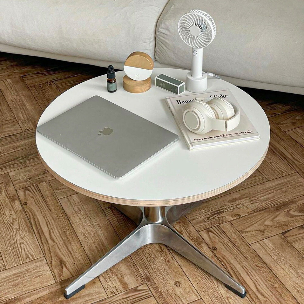 楽天市場】O'gre オグレ シラカバHPLホマイカ円形ソファーテーブル