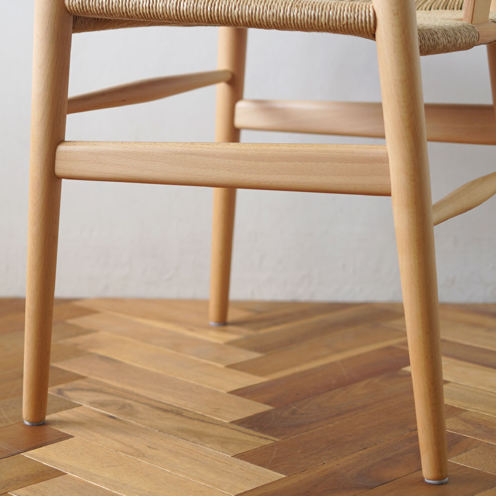 楽天市場】Yチェア ビーチ オイルフィニッシュ 45cm／43cm【Yチェア