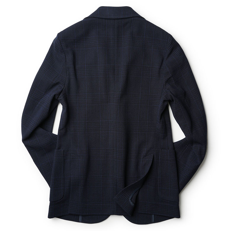 楽天市場】チルコロ ジャケット グレンチェック ウール ストレッチ 紺