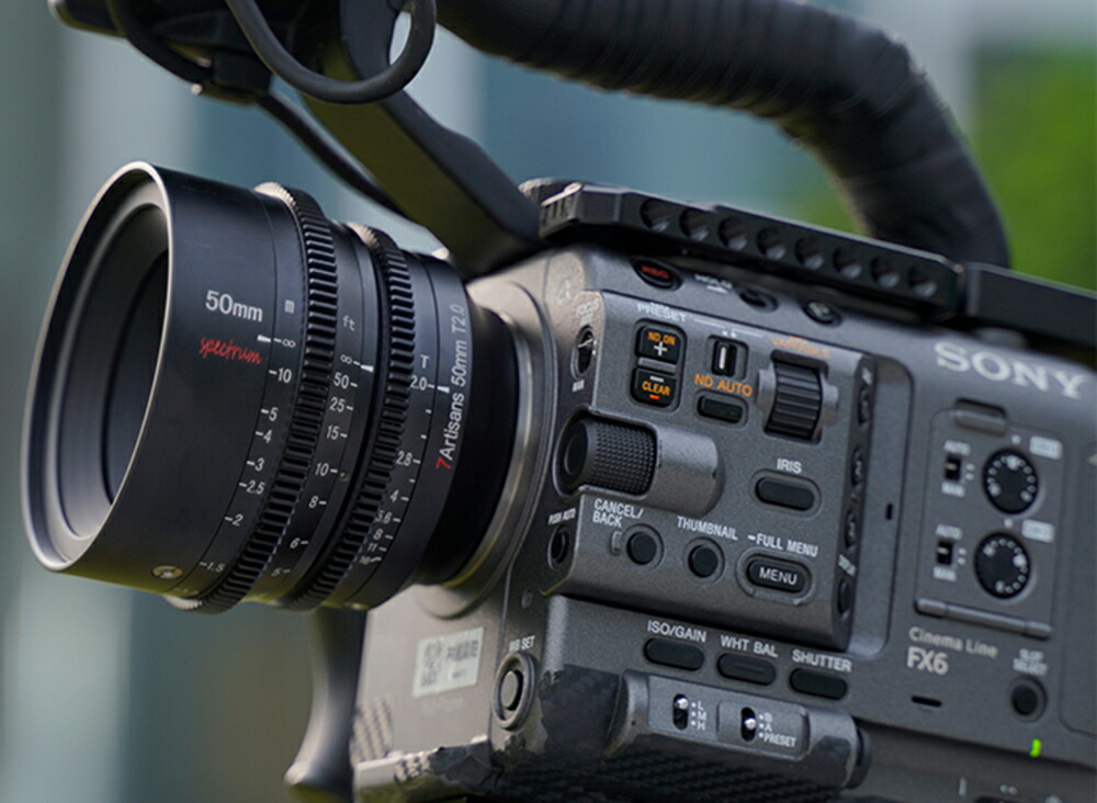 楽天市場】7artisans 50mm T2.0 フルサイズ シネマレンズ 大口径 低