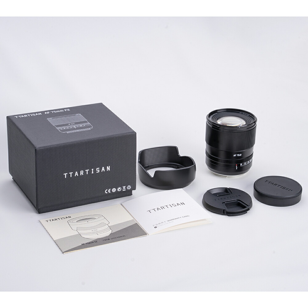 楽天市場】TTArtisan AF 75mm F2 FE Z L 単焦点レンズ フルサイズ 大