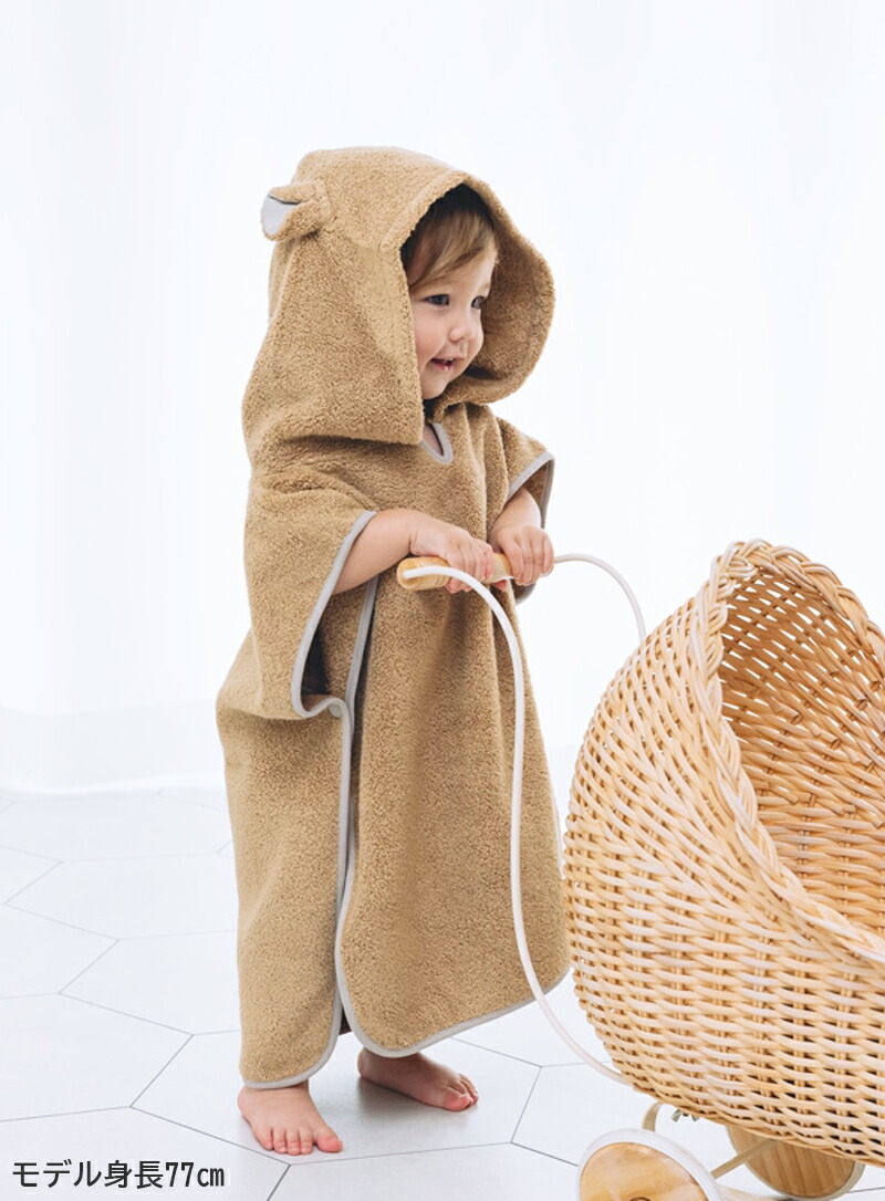 楽天市場】MOCO フード付き ポンチョ バスポンチョ バスタオル 綿100