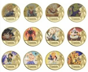 楽天市場】ドラゴンボールZ 12枚セット 金メッキ コイン コンプリート