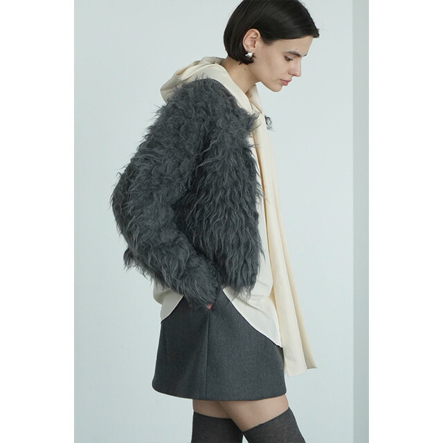 楽天市場】クラネ CLANE シャギー ショート ニット カーディガン