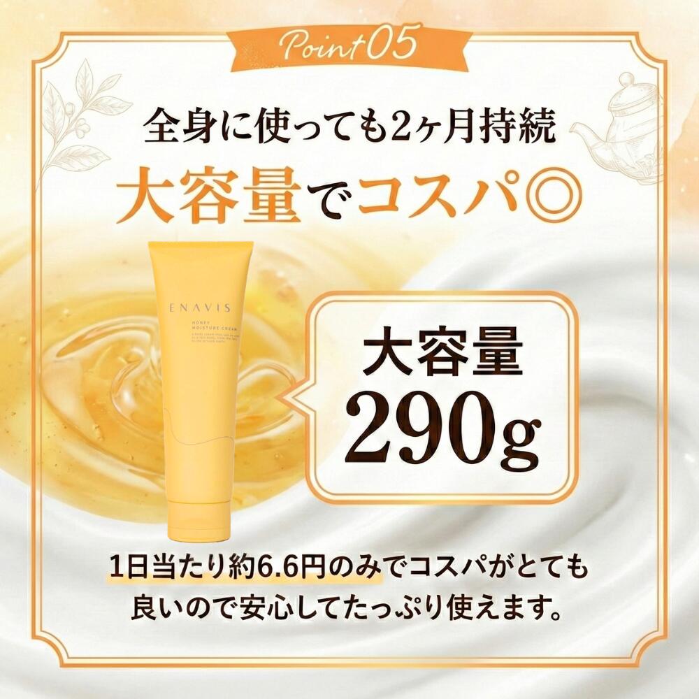 楽天市場】【楽天1位】ボディクリーム 保湿 大容量 290g はちみつ 顔