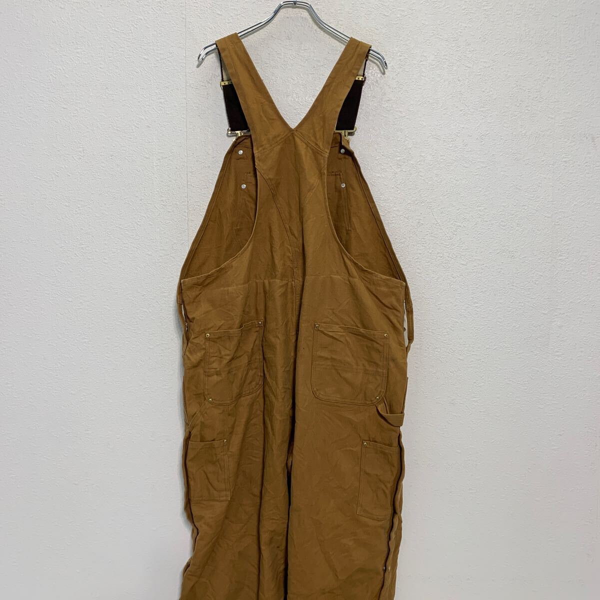 楽天市場】【中古】【古着】 carhartt ダック オーバーオール W46 XL