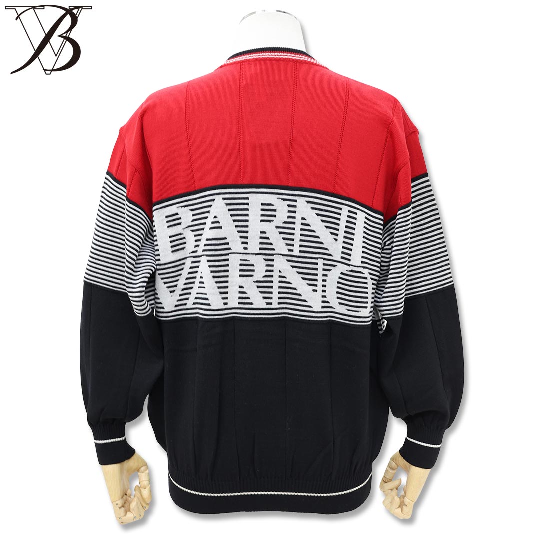 楽天市場】バーニヴァーノ ライオンデザイン クルーネック ニット LL