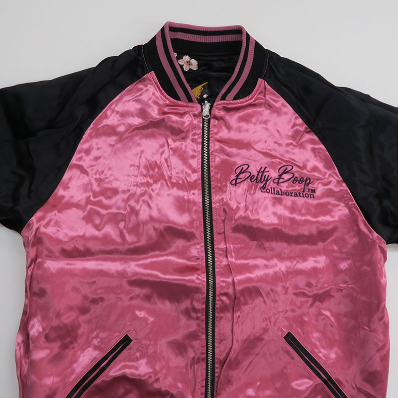 楽天市場】絡繰魂 粋 桜月夜 Betty Boop スカジャン ベティ・ブープ 総