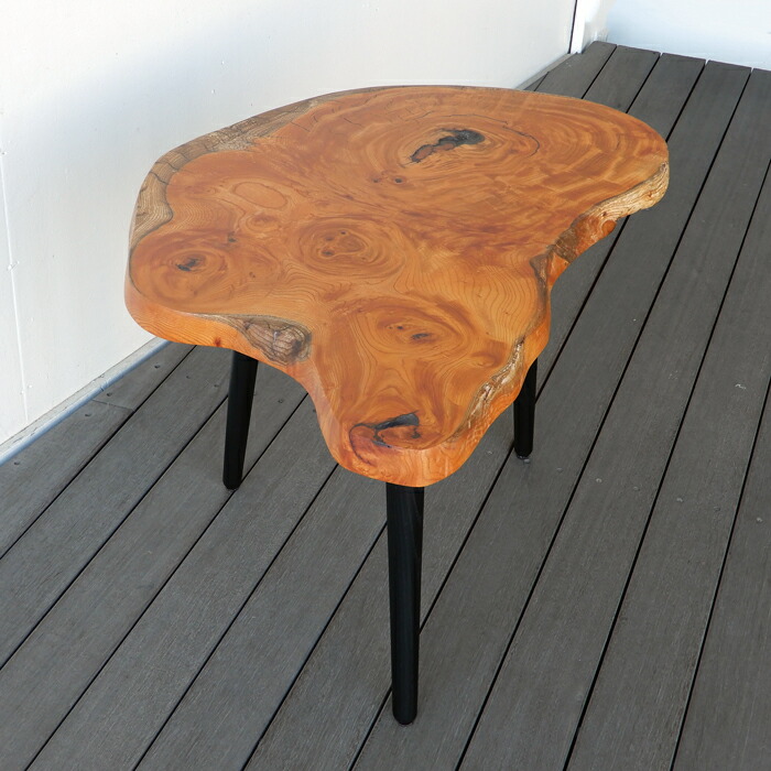 楽天市場】サイドテーブル コーヒーテーブル 一枚板 輪切り 欅 けやき