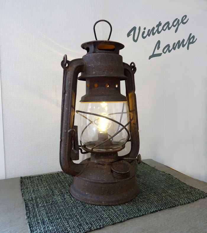 楽天市場】ランタン 灯り 電池式 アンティーク風 ヴィンテージ風