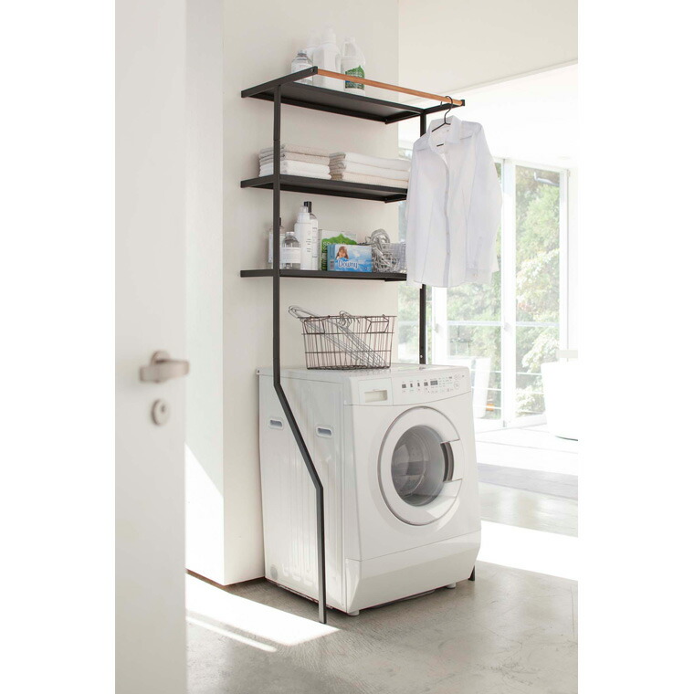 楽天市場】山崎実業 Yamazaki 立て掛けランドリーシェルフ tower