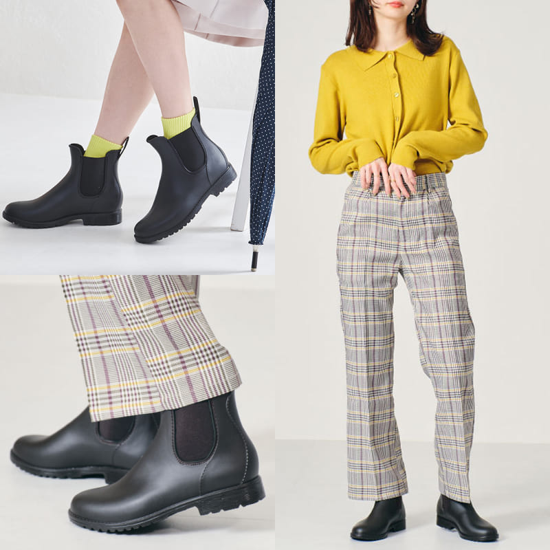 楽天市場】【晴雨兼用】レインブーツ レディース サイドゴア 長靴 撥水