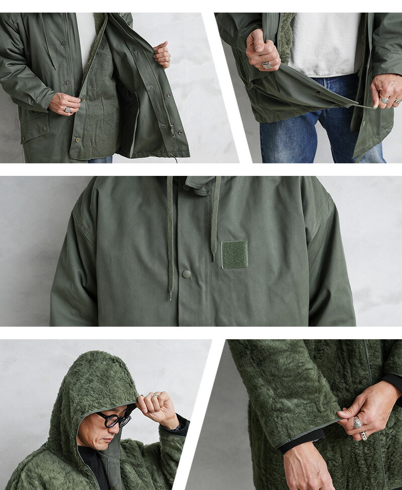 楽天市場】☆実物 新品 デッドストック フランス軍 F-1 HBT パーカー