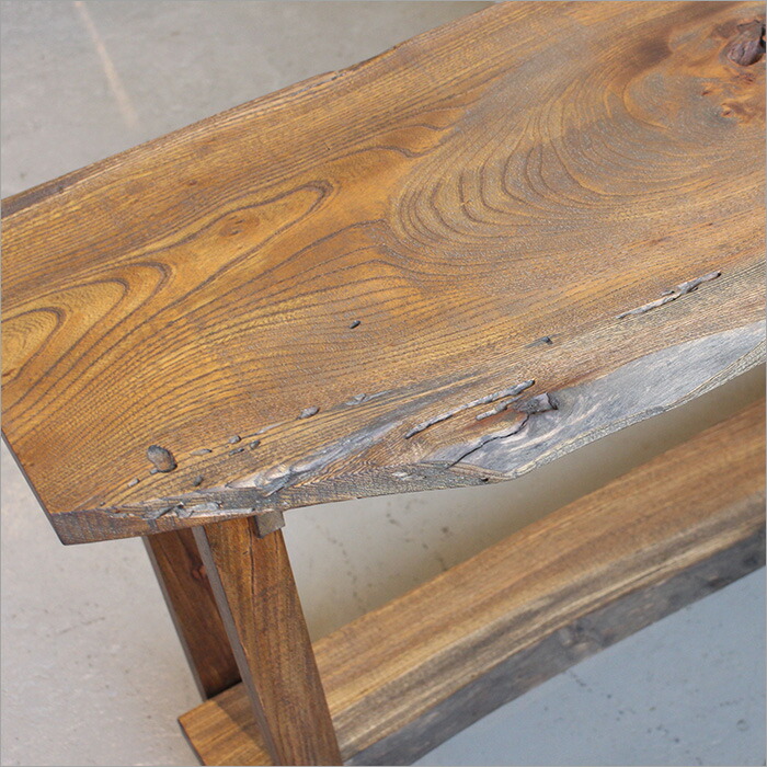 楽天市場】総欅ケヤキ 一枚板 サイドテーブル ナイトテーブル ソファ