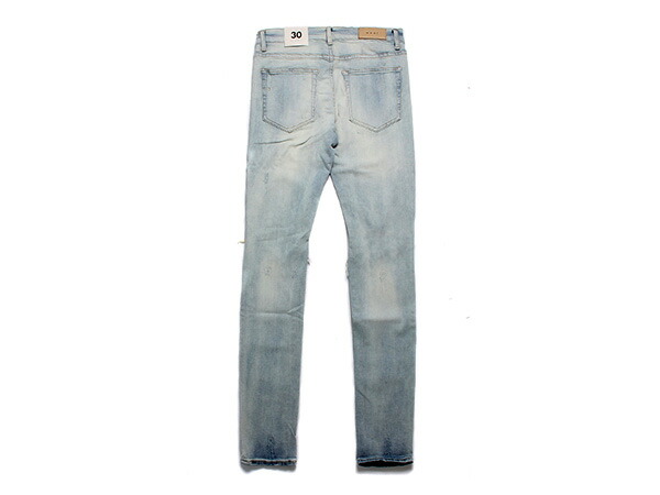 楽天市場】ミニマル mnml ダメージ ストレッチデニムパンツ X1 STRETCH