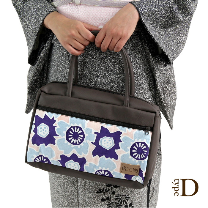 楽天市場】【セール！】手提げバッグ 和柄 カジュアル着物 チャック