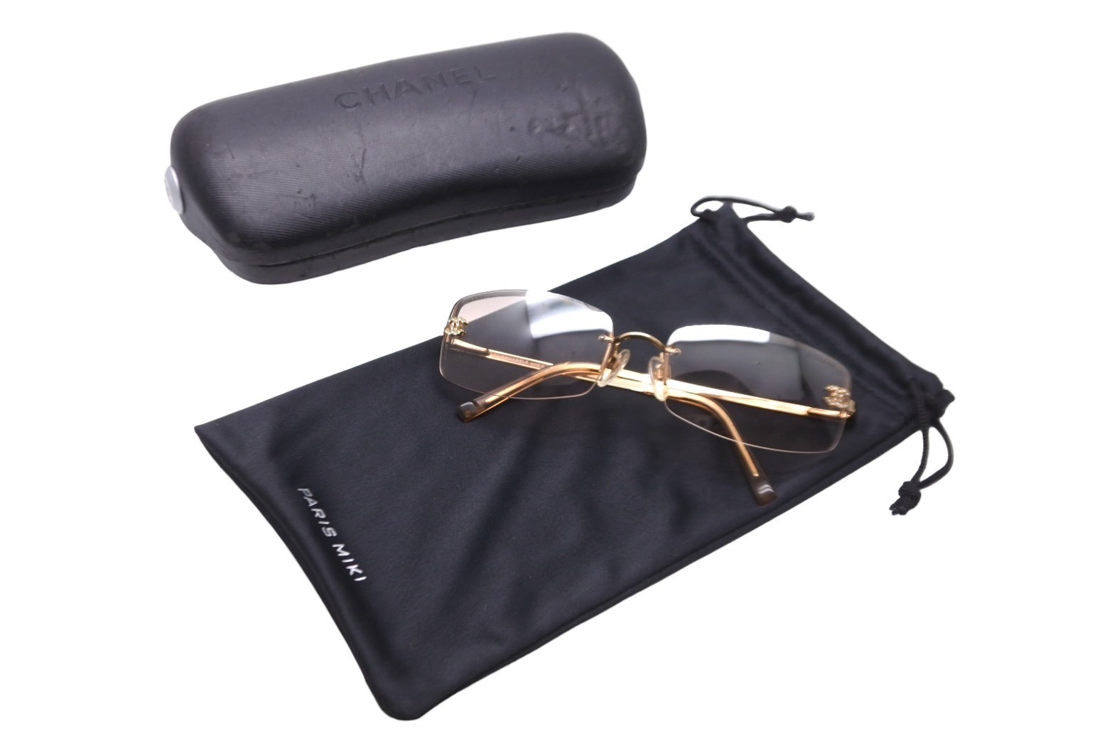 楽天市場】極美品 CHANEL シャネル サングラス ココマーク リムレス 56