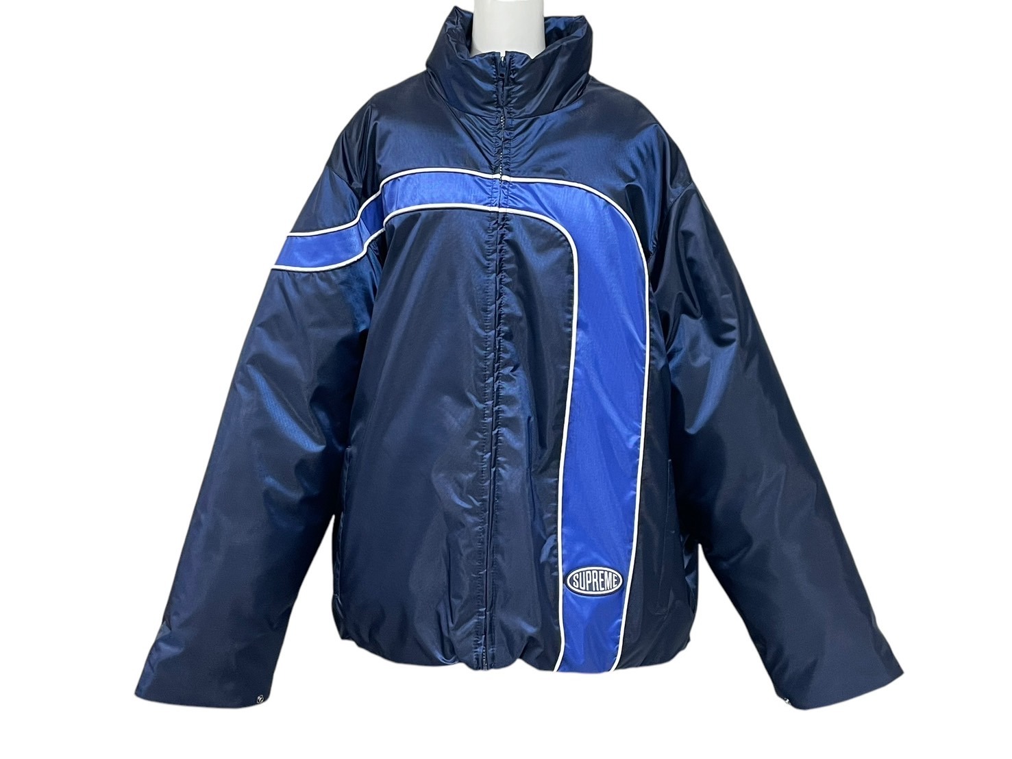 楽天市場】SUPREME シュプリーム Stripe puffer jacket ストライプ