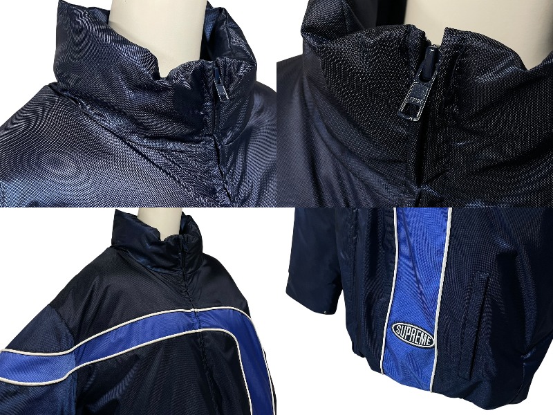 楽天市場】SUPREME シュプリーム Stripe puffer jacket ストライプ