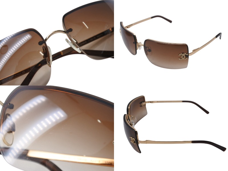 楽天市場】CHANEL シャネル リムレス サングラス 4092-B c.125/13