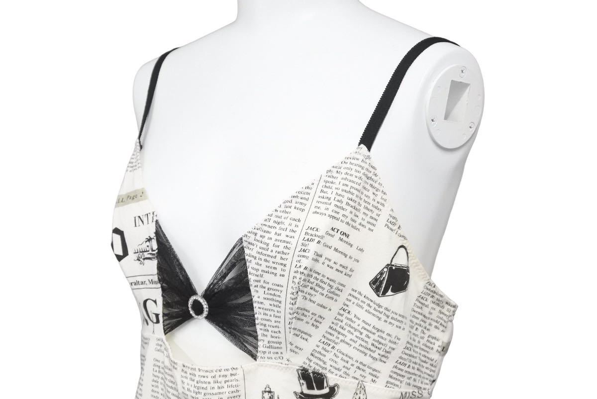 楽天市場】JOHN GALLIANO ジョンガリアーノ キャミソール 英字新聞