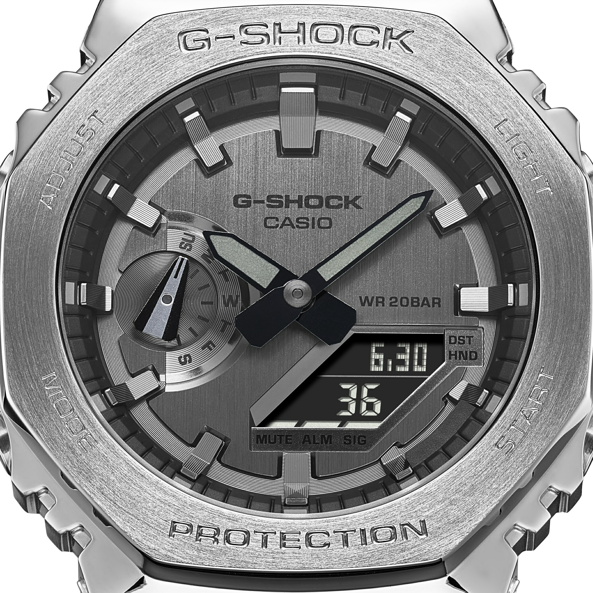 楽天市場】G-SHOCK Gショック GM-2100-1AJF メタルケース カシオ