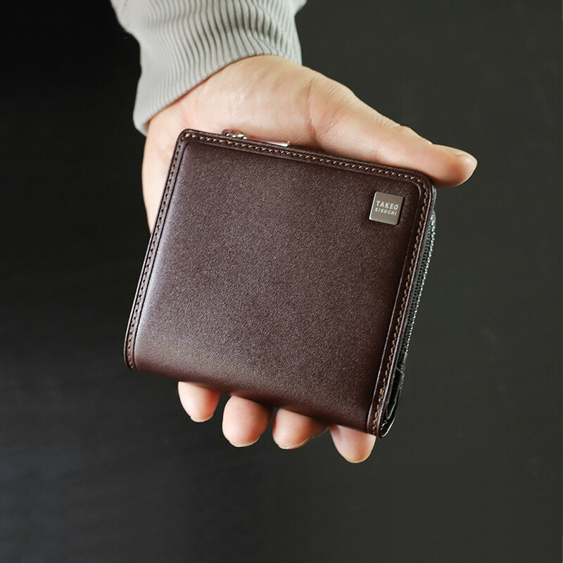 楽天市場】タケオキクチ 財布 二つ折り メンズ ブランド 本革 二つ折り