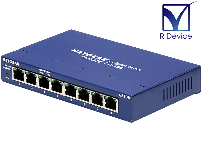 楽天市場】ProSafe GS108v4 NETGEAR ギガビット 8ポート アンマネージ