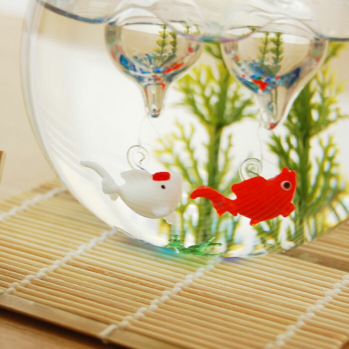 楽天市場】昔ながらの金魚鉢セット 青 pm-345 金魚鉢 きんぎょばち