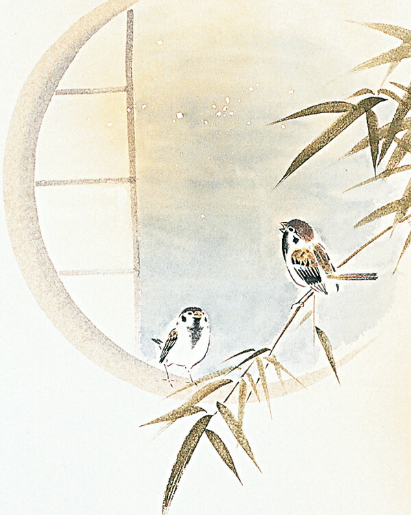 楽天市場】掛け軸 掛軸（かけじく）販売 竹雀 日々是好日（木村 亮平